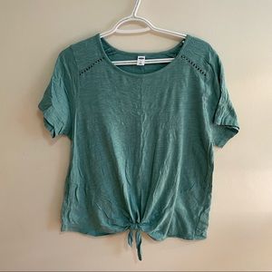 Old navy teal cotton T-shirt, size large